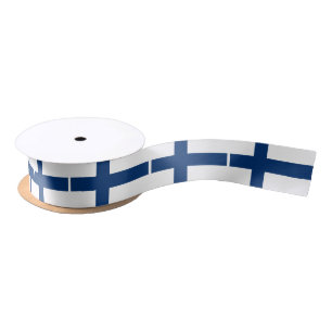 Finland Flag Satin Ribbon
