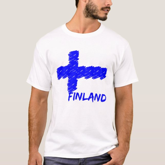 Finland Flag shirt (Front)