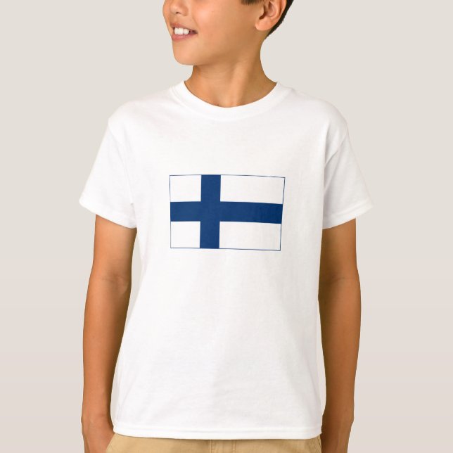 Finland Flag T-Shirt (Front)