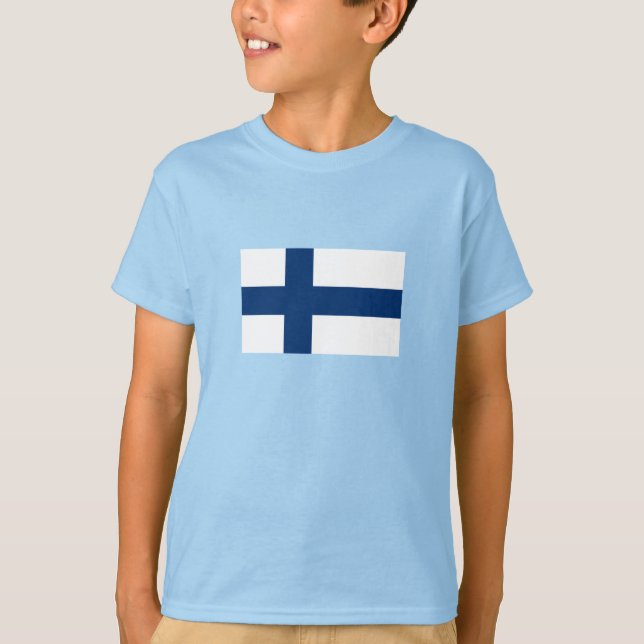 Finland Flag T-Shirt (Front)