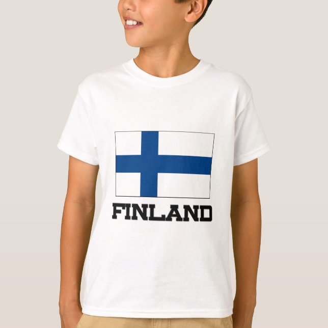 Finland Flag T-Shirt (Front)