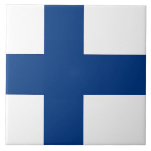 Finland Flag Tile