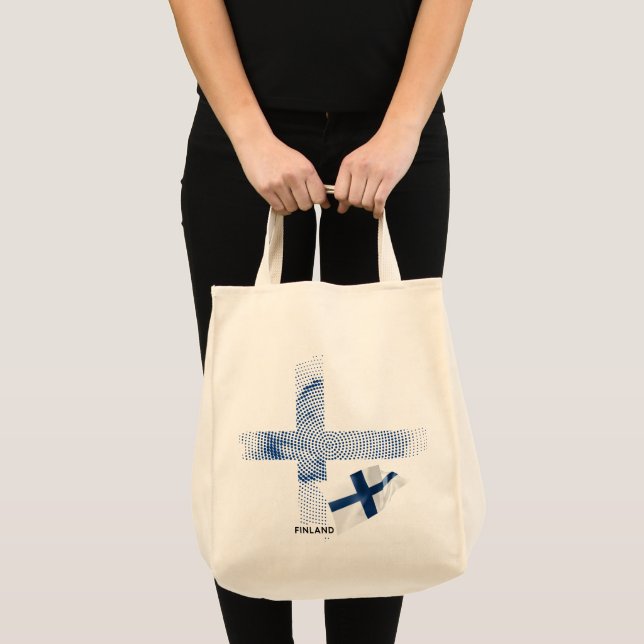 Finland flag tote bag (Front (Product))