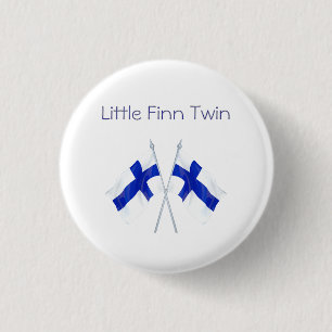 Finland Flag Twin Button