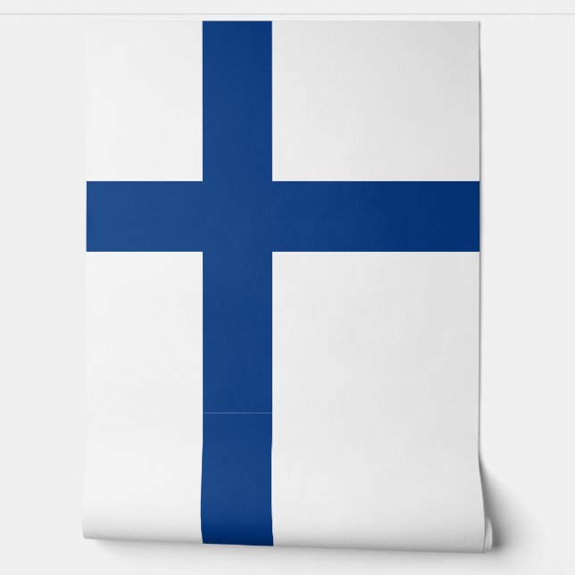 Finland flag wallpaper (Unrolling)