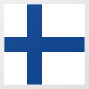 Finland flag window cling