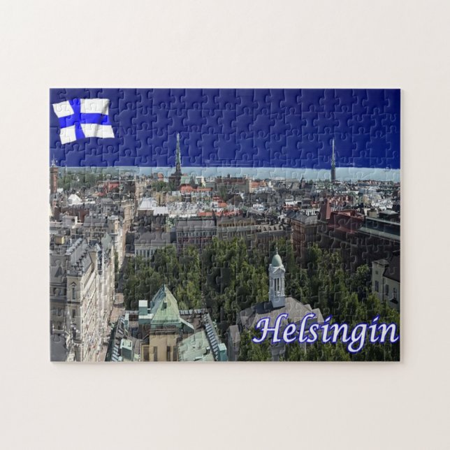 Finland - Helsinki - Helsingfors - Jigsaw Puzzle (Horizontal)