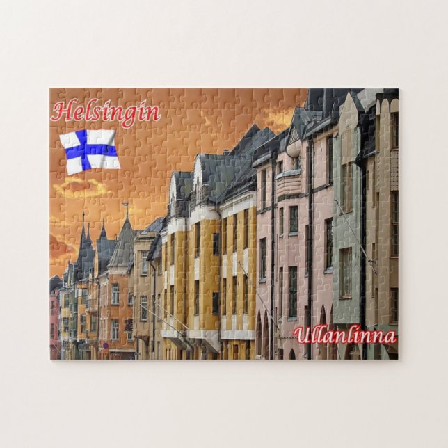 Finland - Helsinki - Helsingfors - Jigsaw Puzzle (Horizontal)