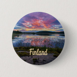Finland Helsinki Northern Europe 2 Inch Round Button