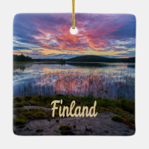 Finland Helsinki Northern Europe Ceramic Ornament