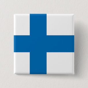 Finland High quality Flag 2 Inch Square Button