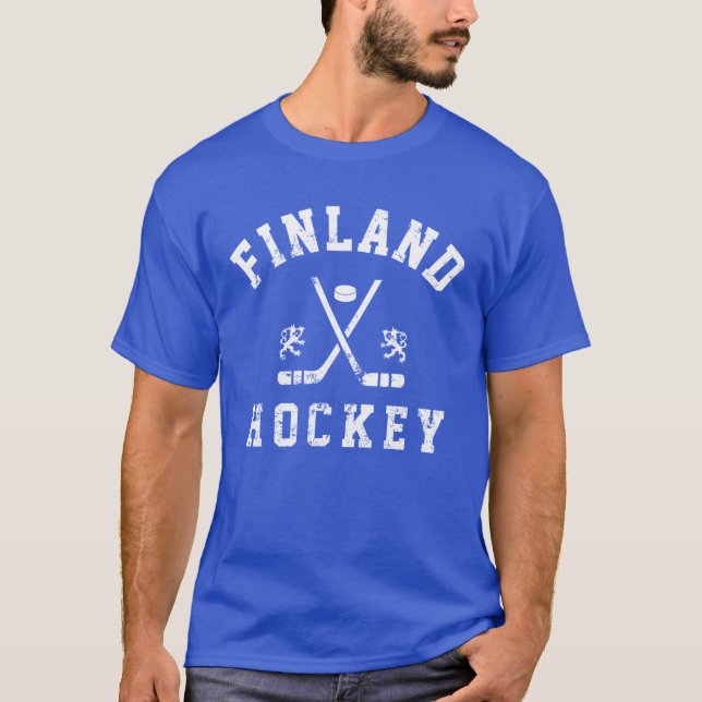 Finland Ice Hockey  T-Shirt (Front)