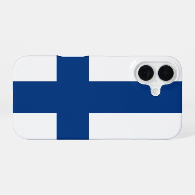 Finland iPhone 16 Case (Back Horizontal)