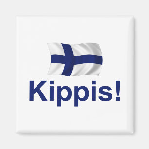 Finland Kippis! (Cheers!) Magnet