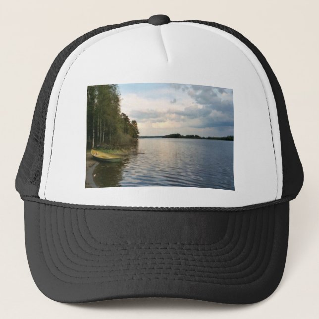 Finland Lake Trucker Hat (Front)