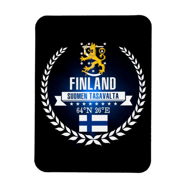 Finland Magnet (Vertical)