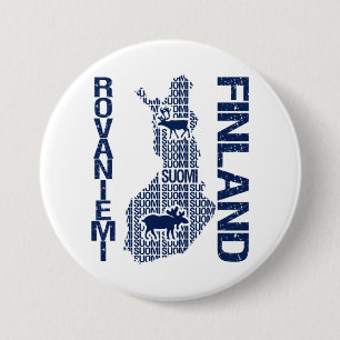 FINLAND MAP button - Rovaniemi