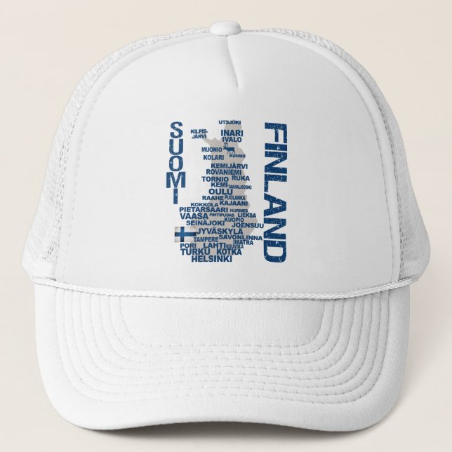 FINLAND MAP hat (Front)