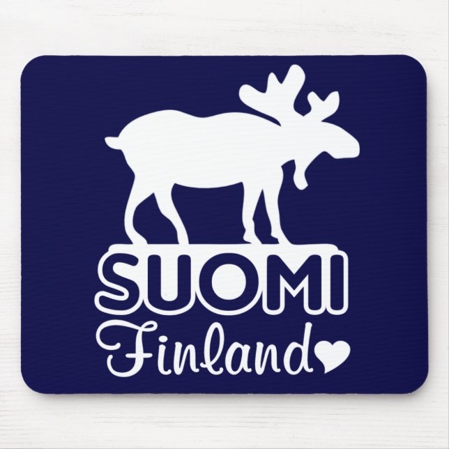 Finland Moose mousepad (Front)
