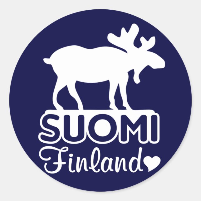 Finland Moose stickers (Front)