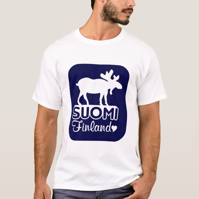 Finland Moose T-shirt (Front)