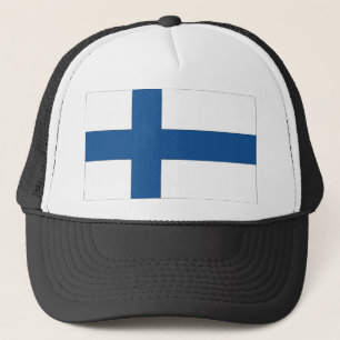 Finland National Flag Trucker Hat