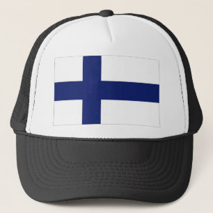 Finland National Flag Trucker Hat