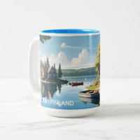 Finland Nature Illustration