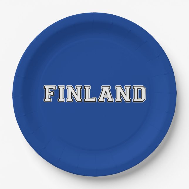 Finland Paper Plate (Front)