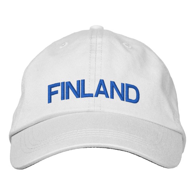 Finland* Personalized Adjustable Hat (Front)