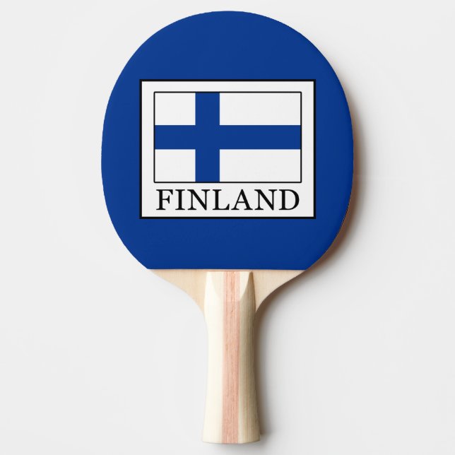 Finland Ping Pong Paddle (Front)