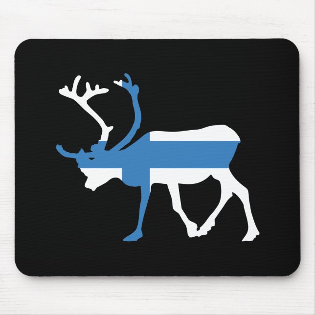 Finland Reindeer Mousepad (Front)