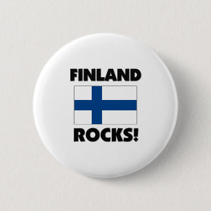 Finland Rocks 2 Inch Round Button