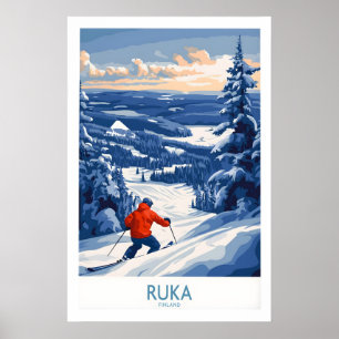 Finland Ski Adventure Poster 1