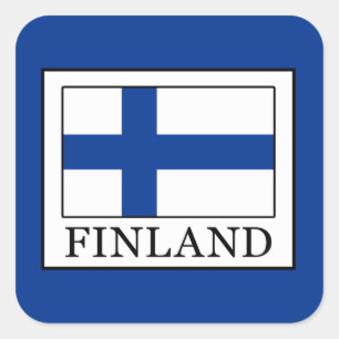 Finland Square Sticker