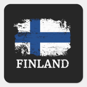 Finland Square Sticker