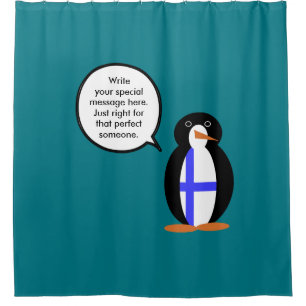 Finland Talking Ms. Penguin Personalized