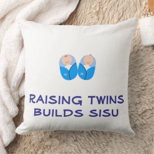 Finland Twins  Throw Pillow