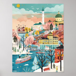 Finlande Impression Finlande Illustration Helsinki