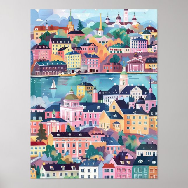 Finlande Impression Finlande Illustration Helsinki (Devant)