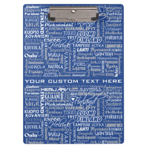 Finland's Towns custom clipboard