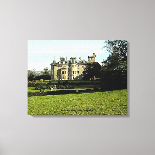 Finlaystone House – Clan Cunningham Canvas Print (Front)