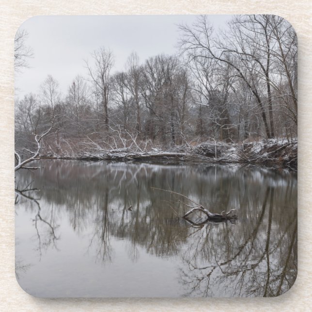 Finley Winter Reflections Coaster (Front)