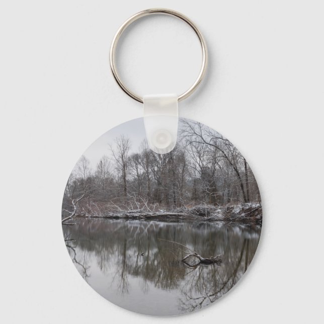 Finley Winter Reflections Keychain (Front)