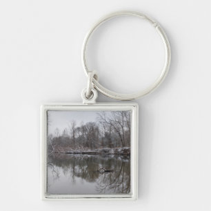 Finley Winter Reflections Keychain