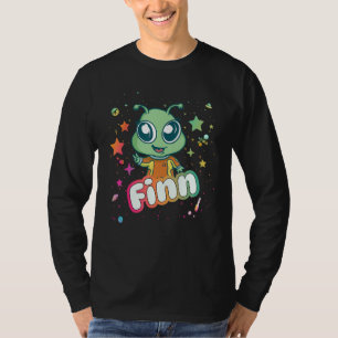 FINN - Cute Boy Name with cute Alien T-Shirt