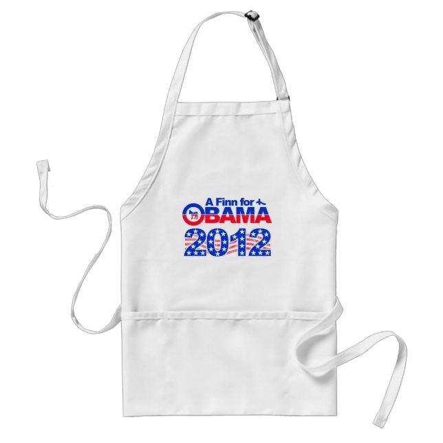 FINN FOR OBAMA 2012 apron (Front)