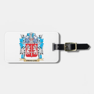 Finnegan Coat of Arms - Family Crest Luggage Tag