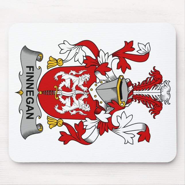 Finnegan Family Crest Mouse Pad (Front)