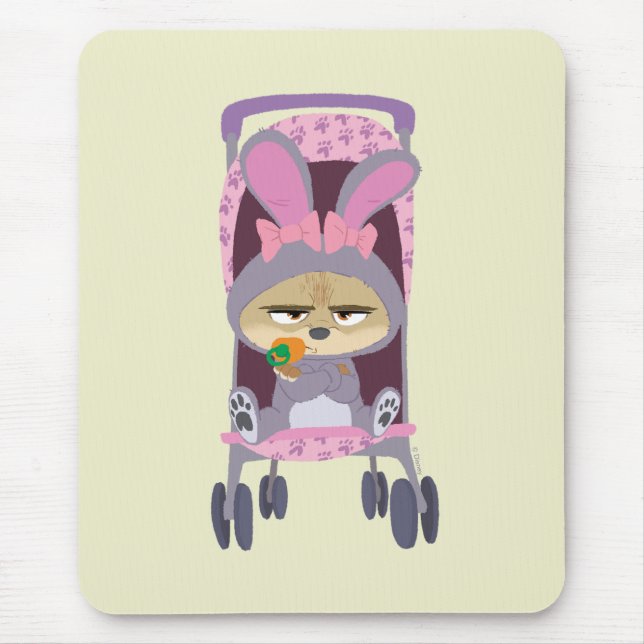Finnick  - Baby Bunny Stroller Mouse Pad (Front)